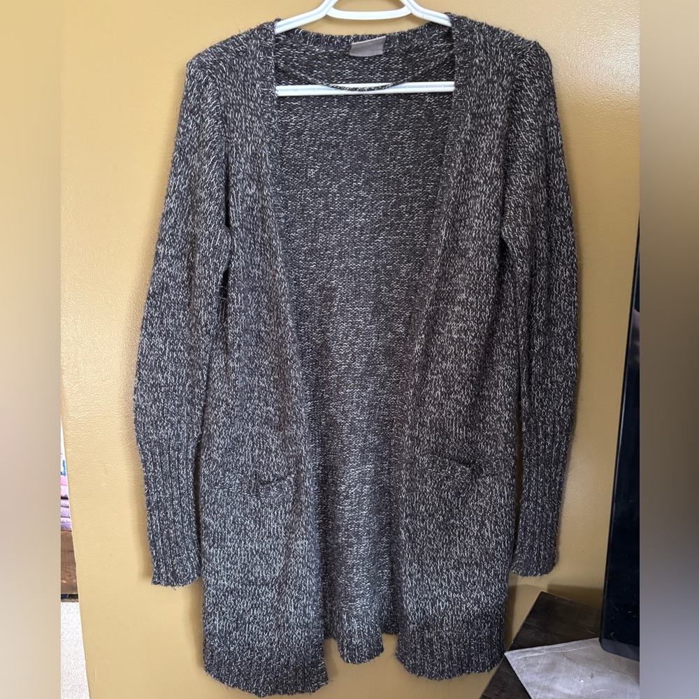 Women's Gray Sweater Cardigan